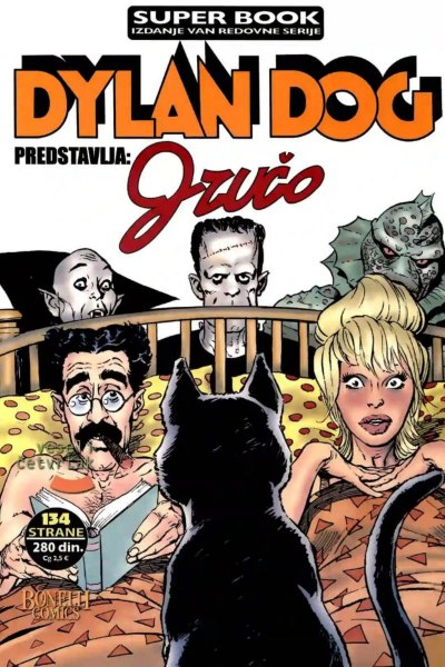 Dylan Dog Predstavlja Gruco - Tajanstvena Stvar Koja Zivi Iza Frizidera-Horor Zabavnik-Covek S Polucilindrom SR