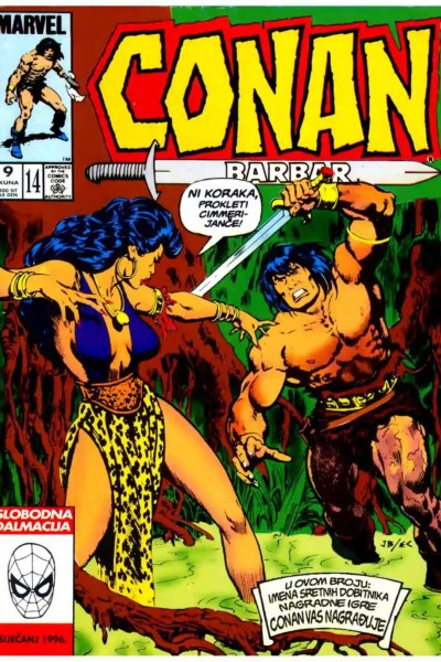 Conan Barbar 14 (1996)-Kuca Mrtvackih Glava-Vjestica Iz Mocvare(Hr)