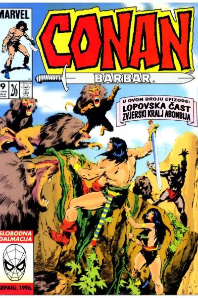 Conan Barbar 26 (1996)-Lopovska Cast-Zvjerski Kralj Abombija(Hr)