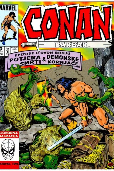 Conan Barbar 31 (1996)-Potjera Smrti-Demonske Kornjace S Mracnih Klisura(Hr)