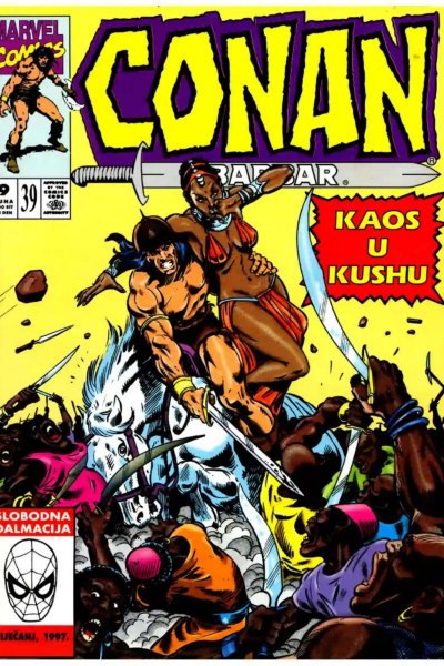 Conan Barbar 39 (1997)-Kaos U Zemlji Zvanoj Kush-Grimizna Druzina(Hr)