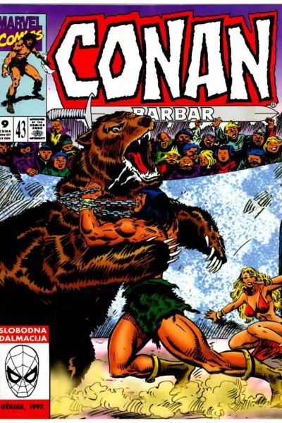 Conan Barbar 43 (1997)-Cuvaj Se Nebeskog Medvjeda-Izlazak(Hr)