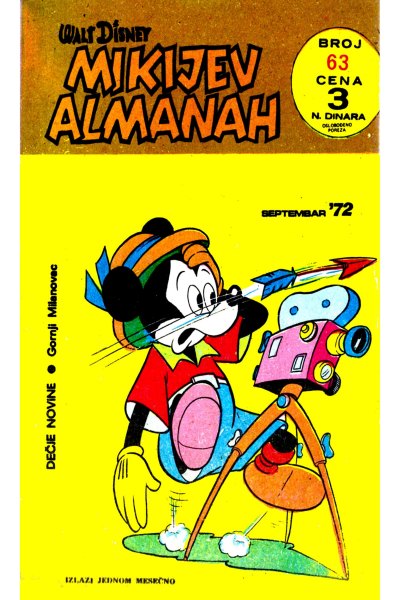 Mikijev Almanah 0063 (1972) (Zmaj & duby) (BDS)