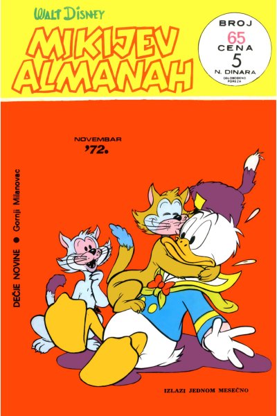 Mikijev Almanah 0065 (1972) (Bobstam & fife) (SZ)