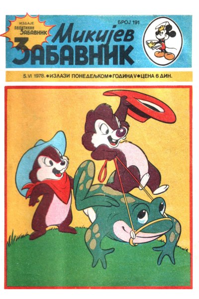 Mikijev zabavnik 0191(Bob Bennn&enwil)-SZ