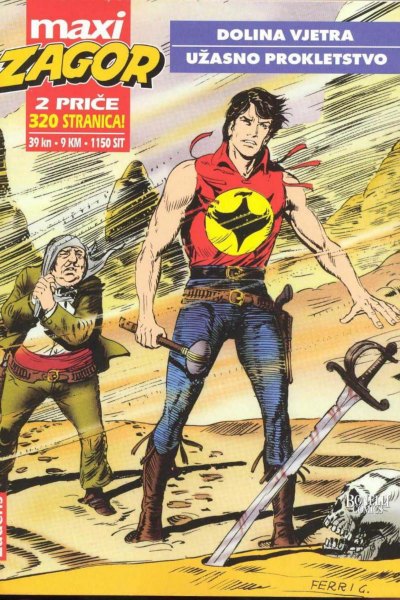 Zagor maxi Dolina vjetra Uzasno prokletstvo