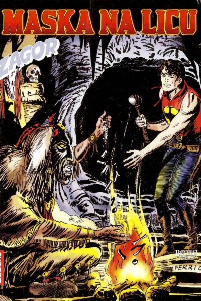 Zagor LUD Maska na licu