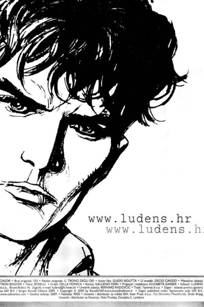 Zagor LUD Tron bogova
