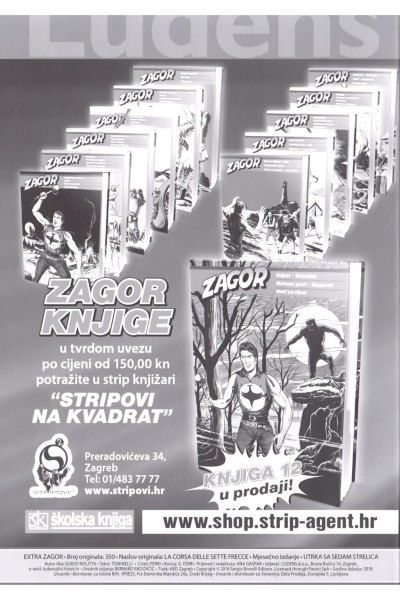 Zagor LUD EX 307 Utrka sa sedam strelica