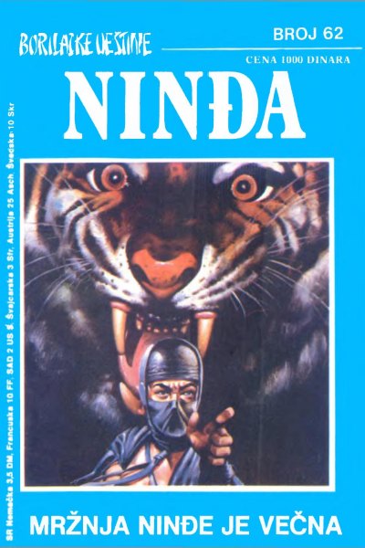 Nindja 062 Derek Finegan Mrznja Nindje Je Vecna (Tomi & Duby & Panoramiks & Emeri)(3.5 Mb)