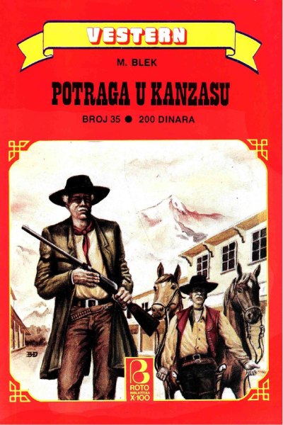 Roto Biblioteka X 100 Vestern 035 M.blek Potraga U Kanzasu (Drzeko & Folpi & Emeri)(2.8 Mb)