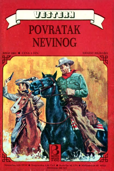 Roto Biblioteka X 100 Vestern 1001 Ernest Hejkoks Povratak Nevinog (Drzeko & Folpi & Emeri)(3 Mb)
