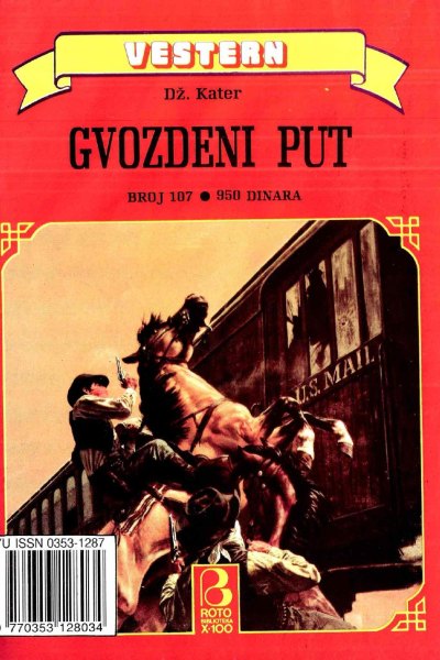 Roto Biblioteka X 100 Vestern 107 Dz. Kater Gvozdeni Put (Drzeko & Folpi & Emeri)(2 Mb)