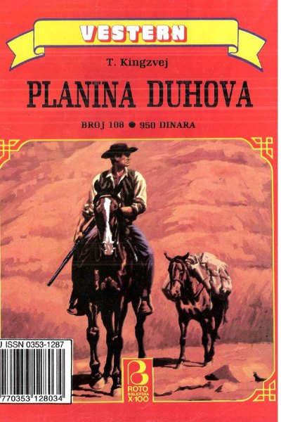 Roto Biblioteka X 100 Vestern 108 T. Kingzvej Planina Duhova (Drzeko & Folpi & Emeri)(2 Mb)