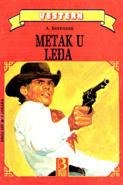Roto Biblioteka X 100 Vestern 189 A. Berenson Metak U Ledja (Drzeko & Folpi & Emeri)(3 Mb)