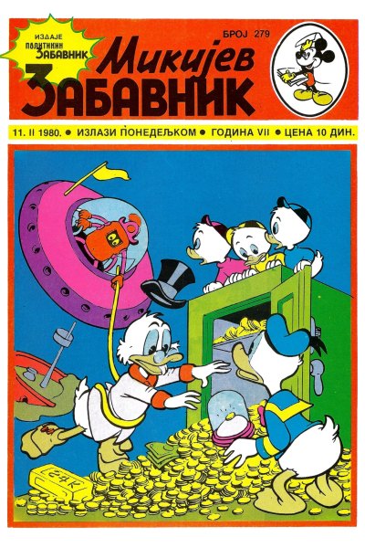 Mikijev Zabavnik 0279 (1980) (Cirilica) (Zmaj&Dzeronimo Bds)