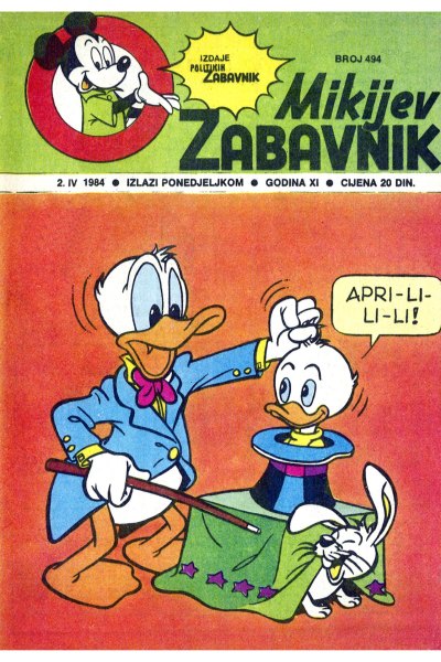 Mikijev Zabavnik 0494 (Damir & Enwil) Sz