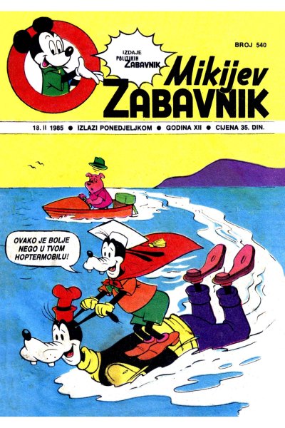 Mikijev Zabavnik 0540 (1985) (Latinica) (Darios & Ultron) (Sz)
