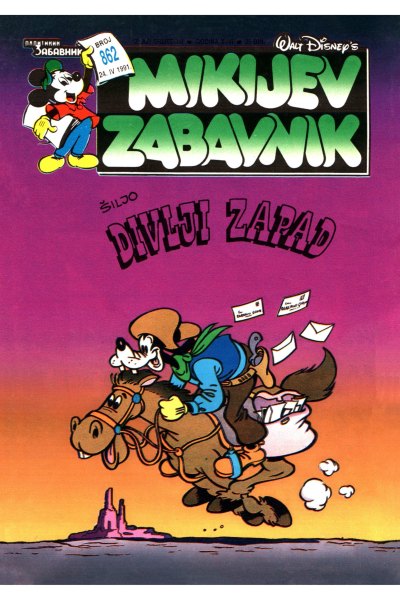 Mikijev Zabavnik 0862 (Latinica) [Darios & Esad] Sz