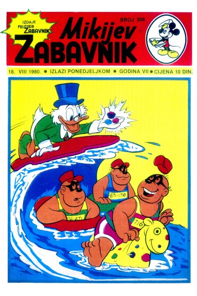 Mikijev Zabavnik 306 Latinica (Pz 18.08.1980) Obrada Fale Str 51 52 [Damir&Esad](Sz)