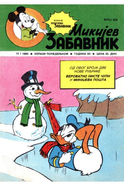 Mikijev Zabavnik 535(Sikp1&Ampenwil) Sz